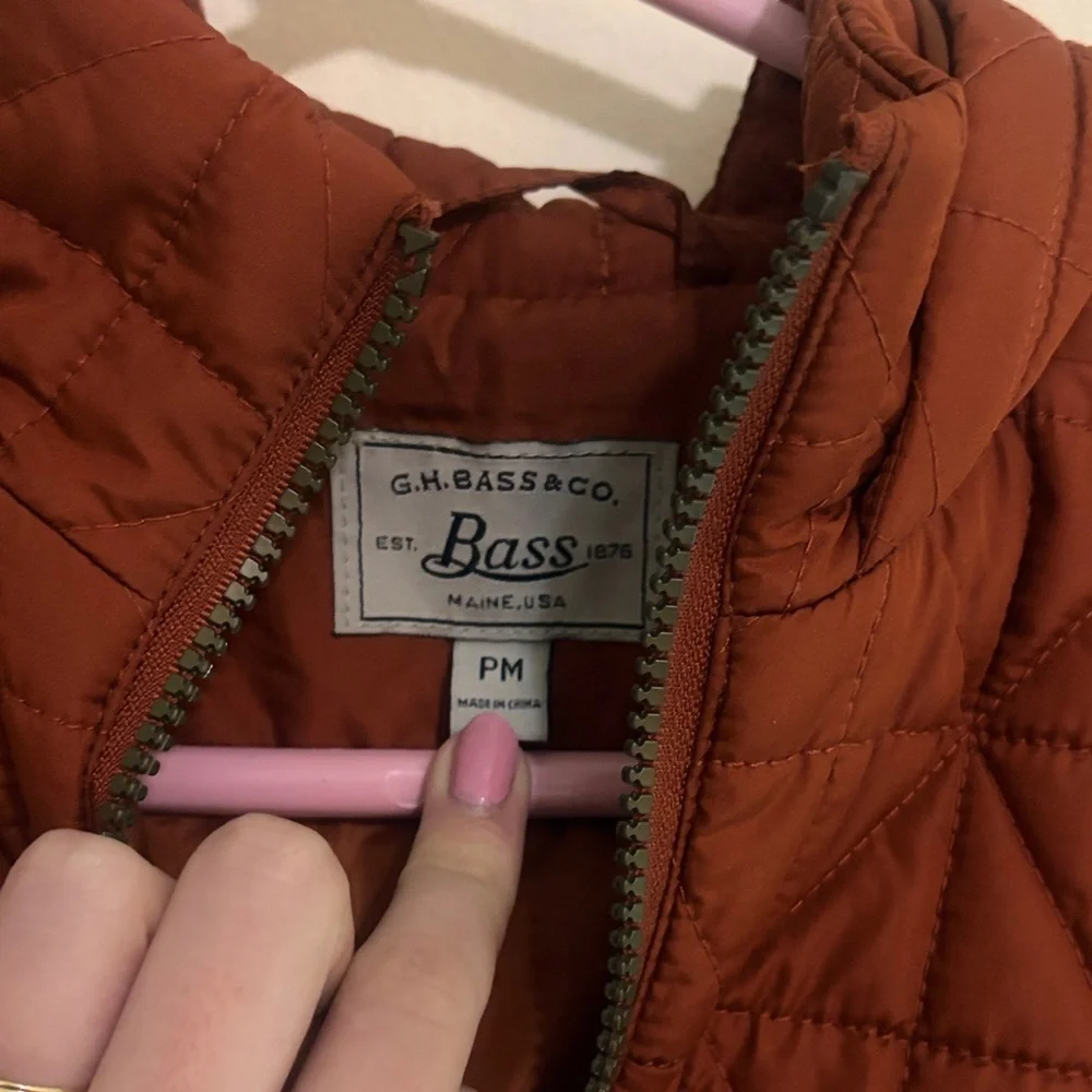 G.H. Bass & Co. Quilted Orange Vest